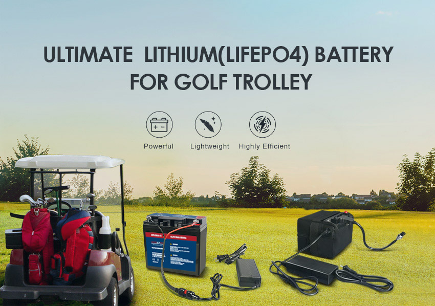 Литиевая батарея для тележки для гольфа Superpack 12 В