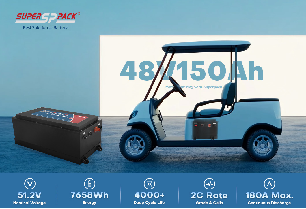 48v150Ah Golf Cart Battery Lithium Battery