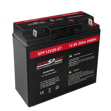 SPF12.8v 20ач литий-фосфат железа (lifepo4) литиевая аккумуляторная батарея 