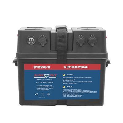 v100 lead acid replacement battery with USB