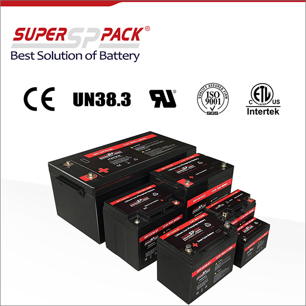 Полная серия из 12В батареи LiFePO4 UN38.3 утвержден